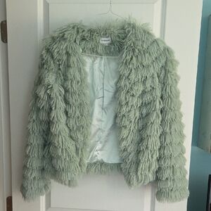 Rosemary Mint Teddy Jacket